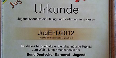 Auszeichnung durch die BDK-Jugend